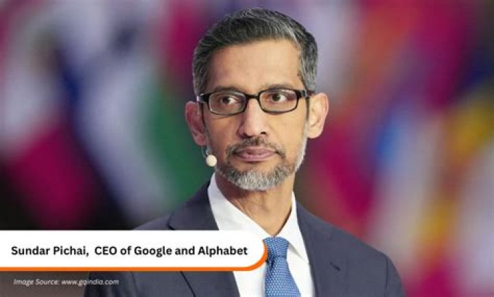 Alphabet and Google CEO Sundar Pichai
