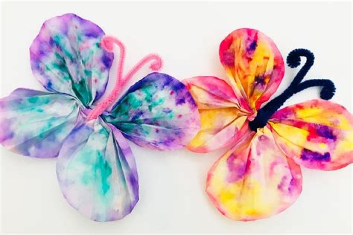 Coffee Filter Butterfly Craft and Science Experiment