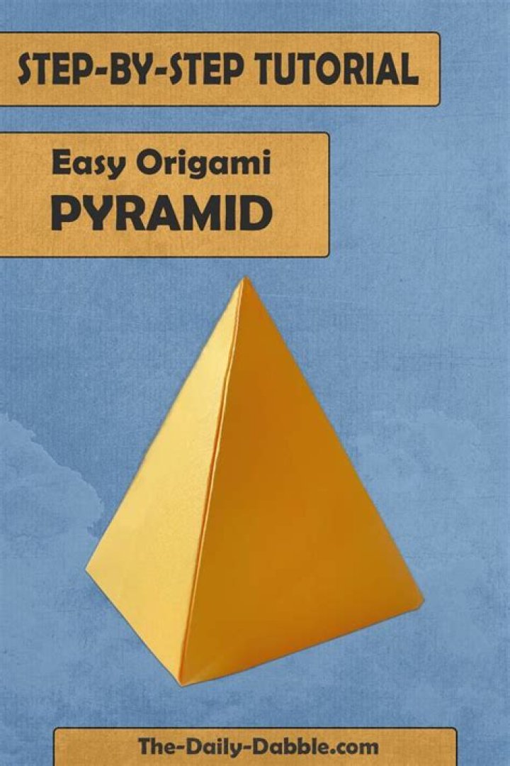 How do you make a simple pyramid?