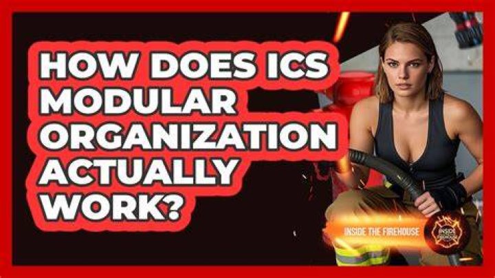 How does modular organization for ICS work?