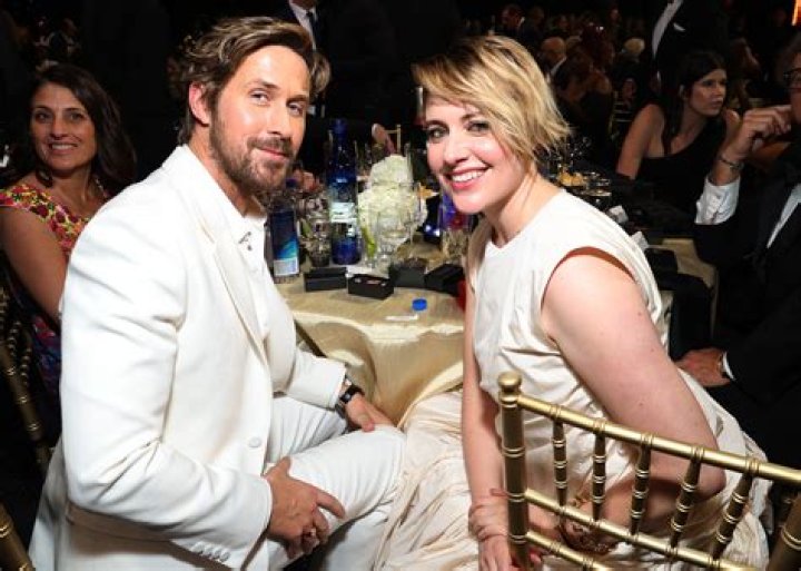 (L-R) Greta Gerwig and Ryan Gosling attend the 29th Annual Critics Choice Awards at Barker Hangar on January 14, 2024 in Santa Monica, California.