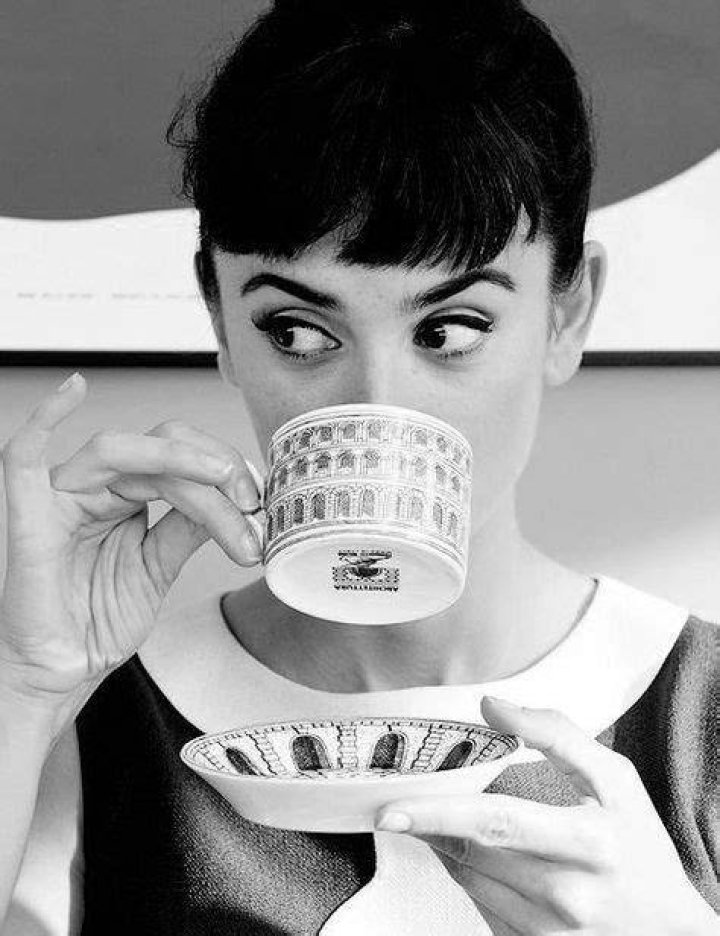 Parker posing for Fit Tea