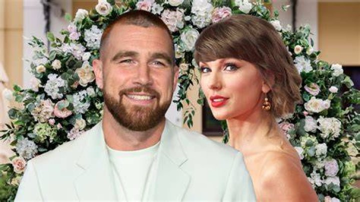 Travis Kelce and Taylor Swift attend CATCH Steak on October 14, 2023 in New York City.